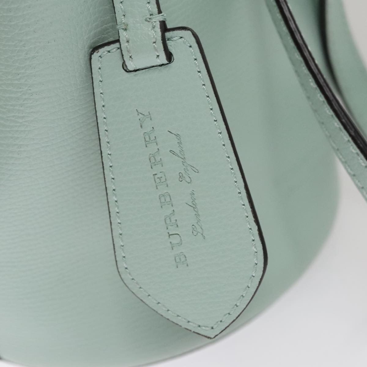 Burberry Blue Leather Shoulder Bag (Pre-Owned) Size ONE SIZE - 17 Thumbnail