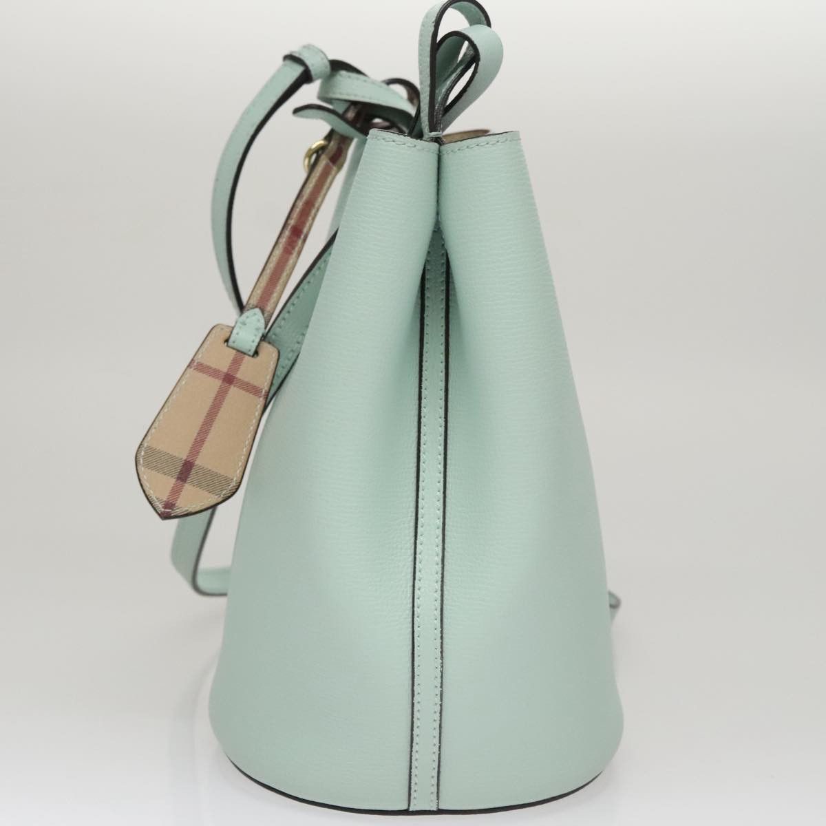 Burberry Blue Leather Shoulder Bag (Pre-Owned) Size ONE SIZE - 3 Thumbnail