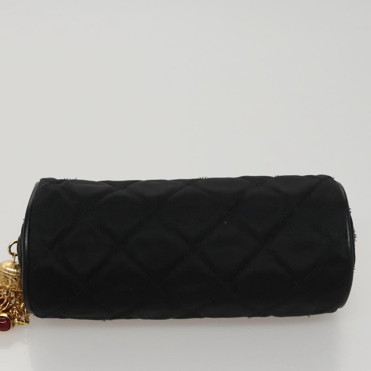 Chanel Gripoix Black Silk Clutch Bag (Pre-Owned) Size ONE SIZE - 5 Thumbnail
