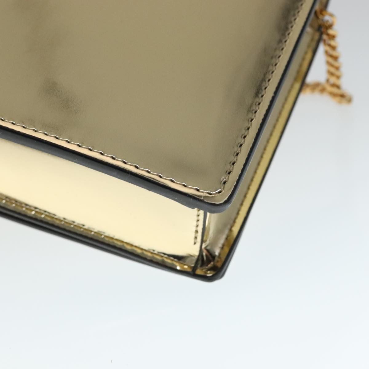 Versace Medusa Gold Patent Leather Shoulder Bag (Pre-Owned) Size ONE SIZE - 9 Thumbnail