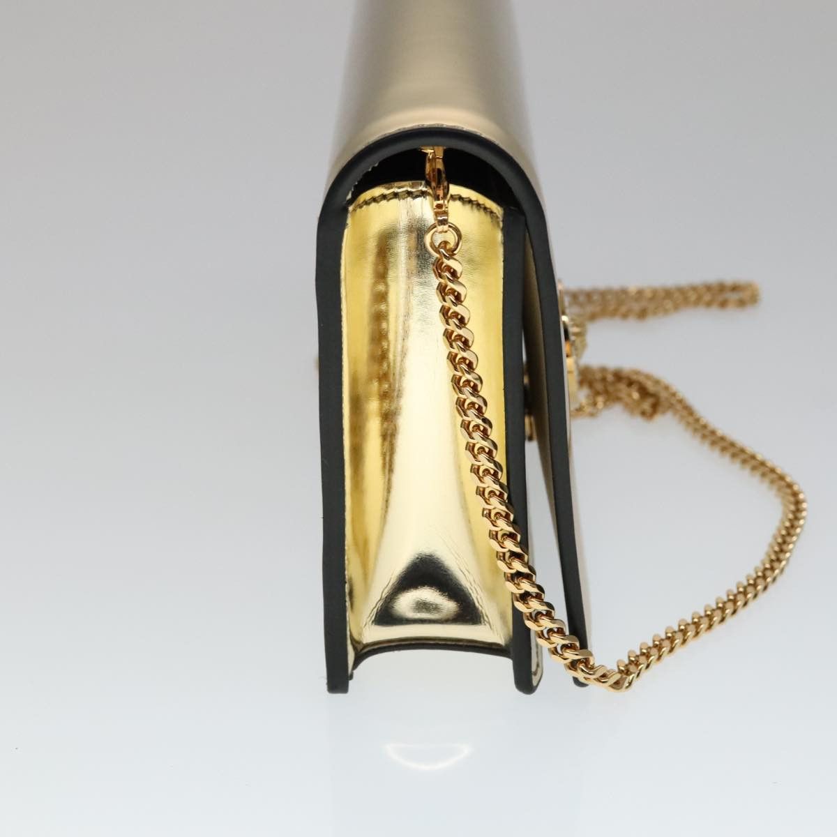 Versace Medusa Gold Patent Leather Shoulder Bag (Pre-Owned) Size ONE SIZE - 4 Thumbnail