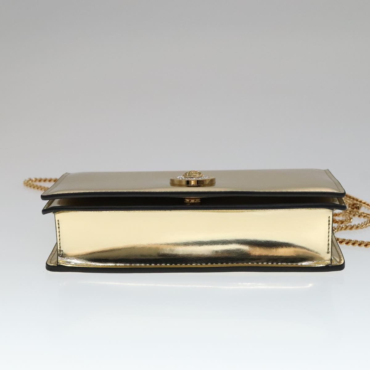 Versace Medusa Gold Patent Leather Shoulder Bag (Pre-Owned) Size ONE SIZE - 17 Thumbnail
