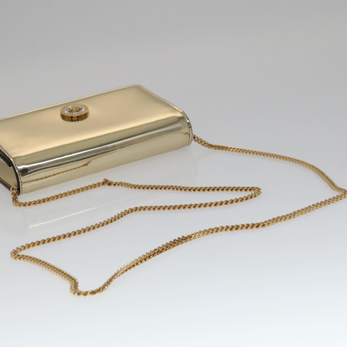 Versace Medusa Gold Patent Leather Shoulder Bag (Pre-Owned) Size ONE SIZE - 5 Thumbnail