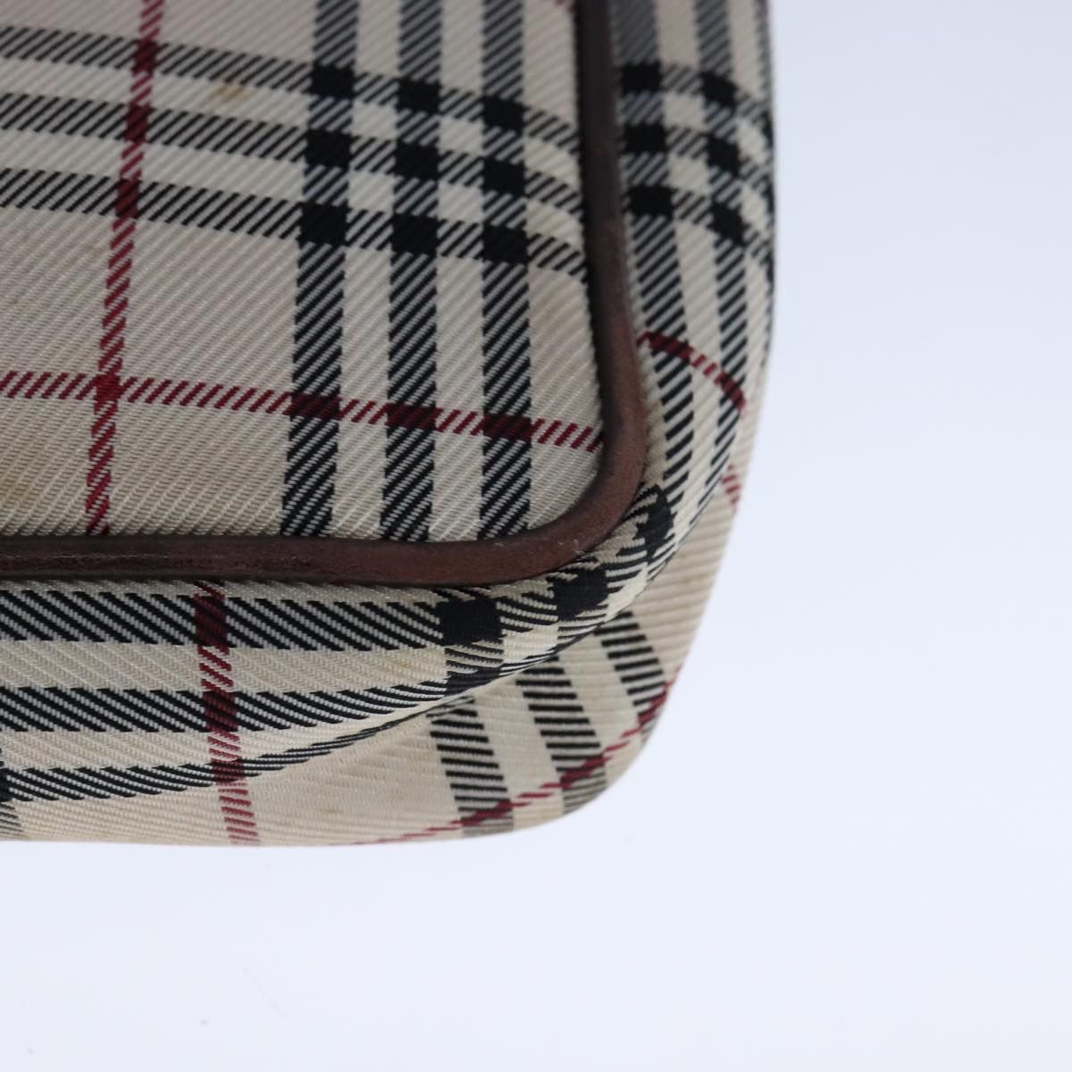 Burberry Nova Check Beige Canvas Shoulder Bag (Pre-Owned) Size ONE SIZE - 10 Thumbnail