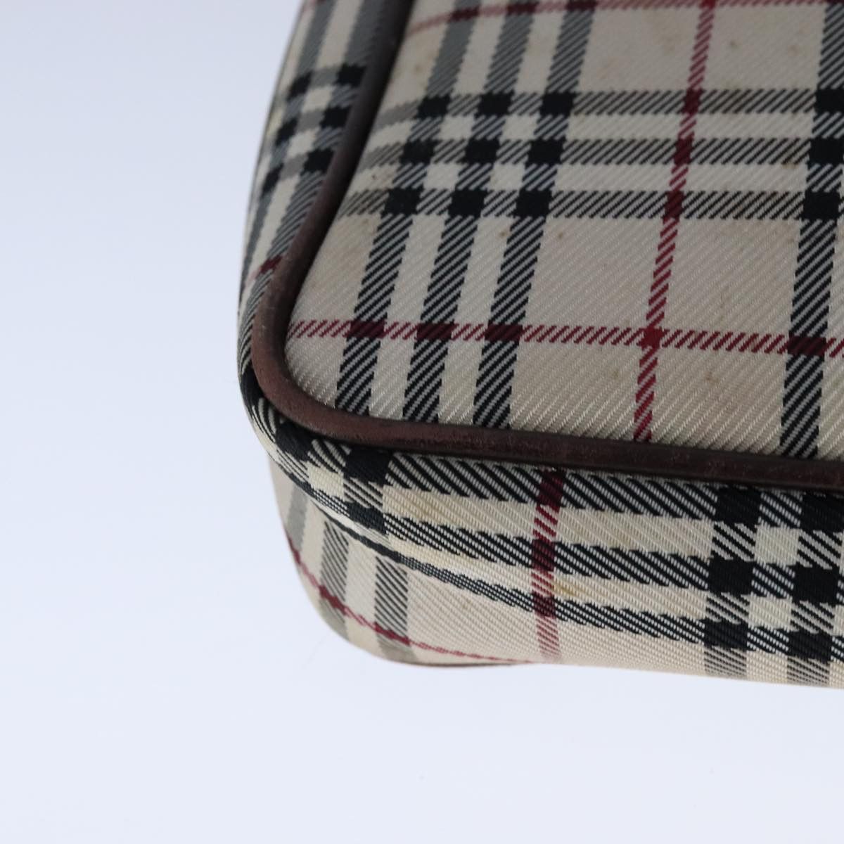 Burberry Nova Check Beige Canvas Shoulder Bag (Pre-Owned) Size ONE SIZE - 9 Thumbnail