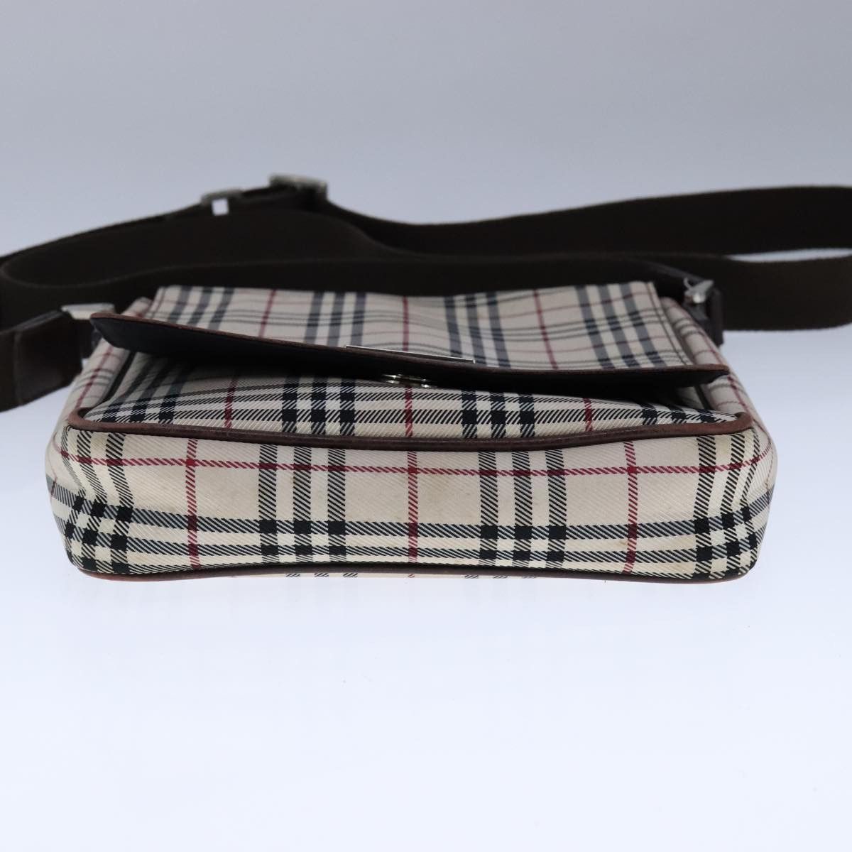 Burberry Nova Check Beige Canvas Shoulder Bag (Pre-Owned) Size ONE SIZE - 16 Thumbnail