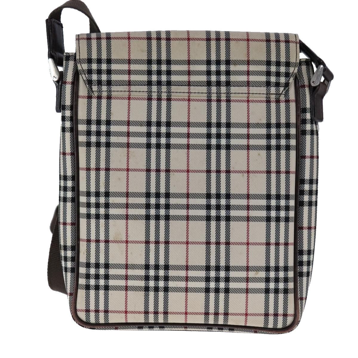 Burberry Nova Check Beige Canvas Shoulder Bag (Pre-Owned) Size ONE SIZE - 2 Thumbnail