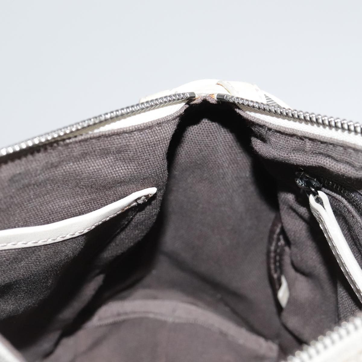Burberry Smoke Check Grey Canvas Handbag (Pre-Owned) Size ONE SIZE - 20 Thumbnail