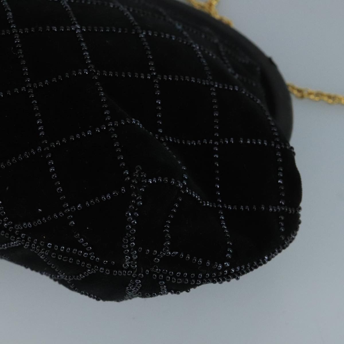 Bally Black Velvet Shoulder Bag (Pre-Owned) Size ONE SIZE - 9 Thumbnail