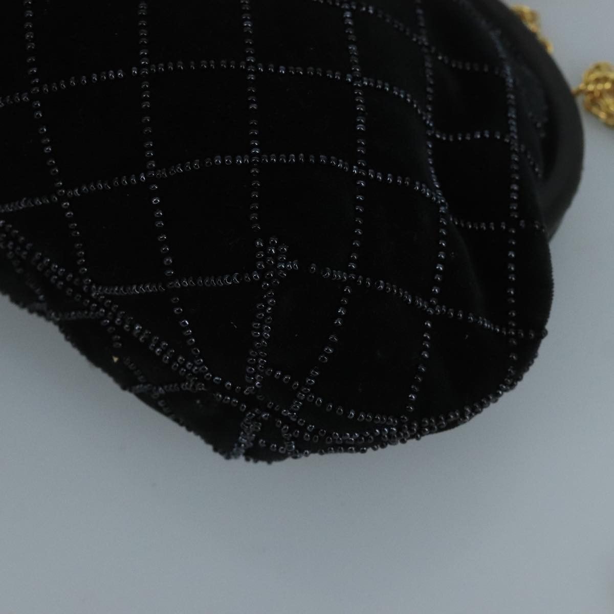 Bally Black Velvet Shoulder Bag (Pre-Owned) Size ONE SIZE - 7 Thumbnail