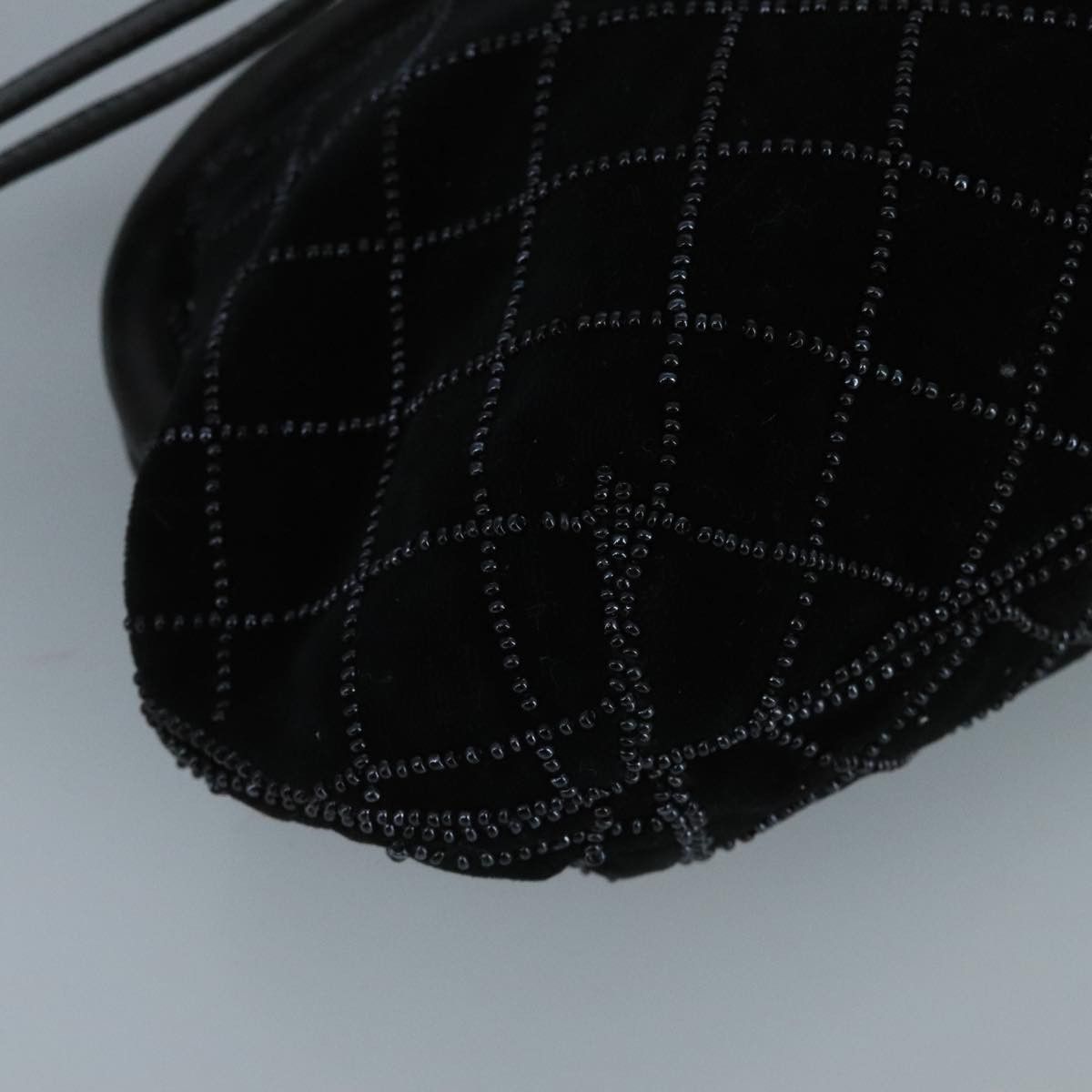 Bally Black Velvet Shoulder Bag (Pre-Owned) Size ONE SIZE - 8 Thumbnail