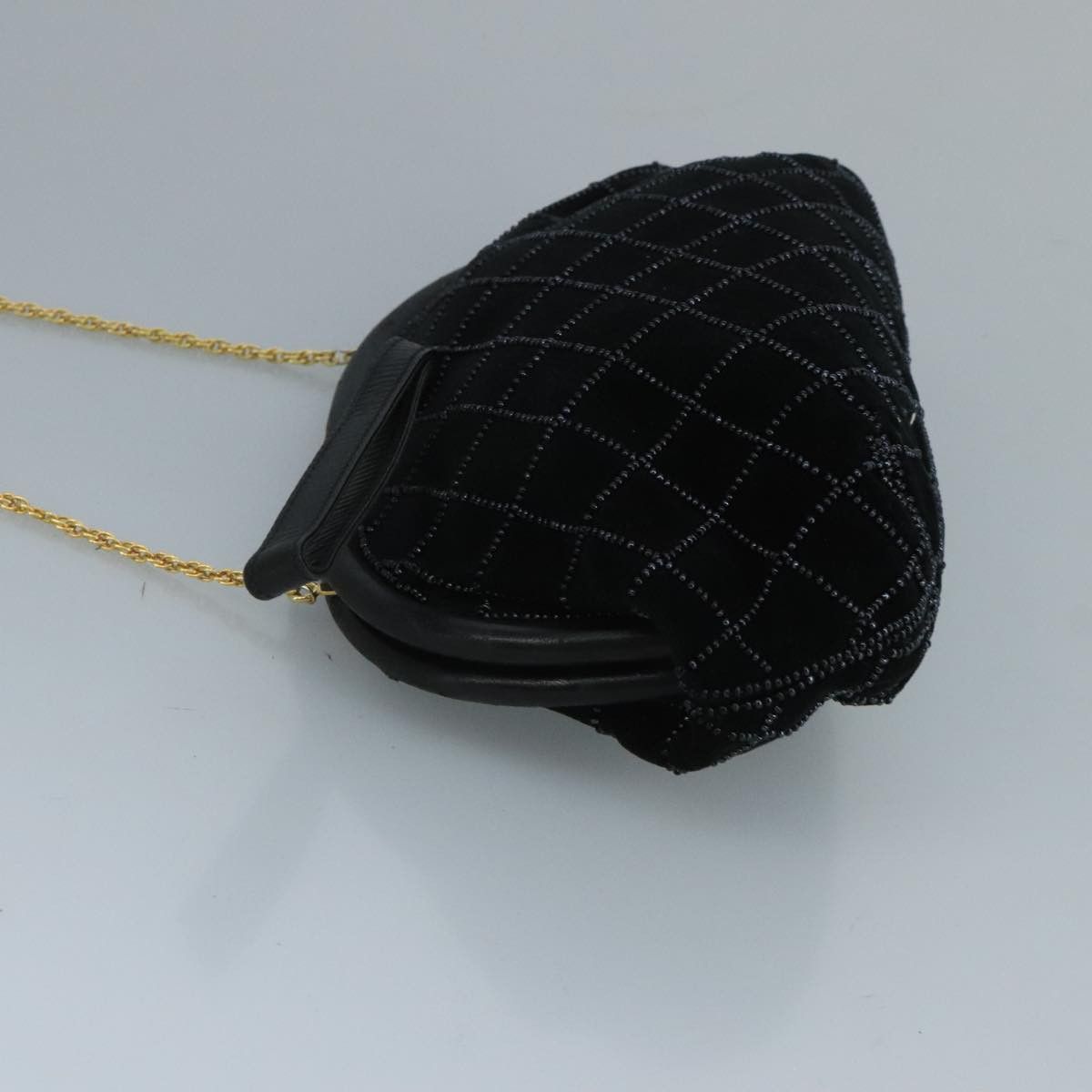 Bally Black Velvet Shoulder Bag (Pre-Owned) Size ONE SIZE - 3 Thumbnail