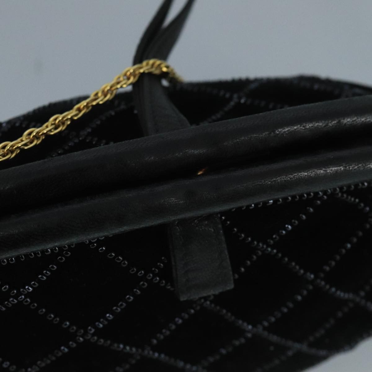Bally Black Velvet Shoulder Bag (Pre-Owned) Size ONE SIZE - 17 Thumbnail