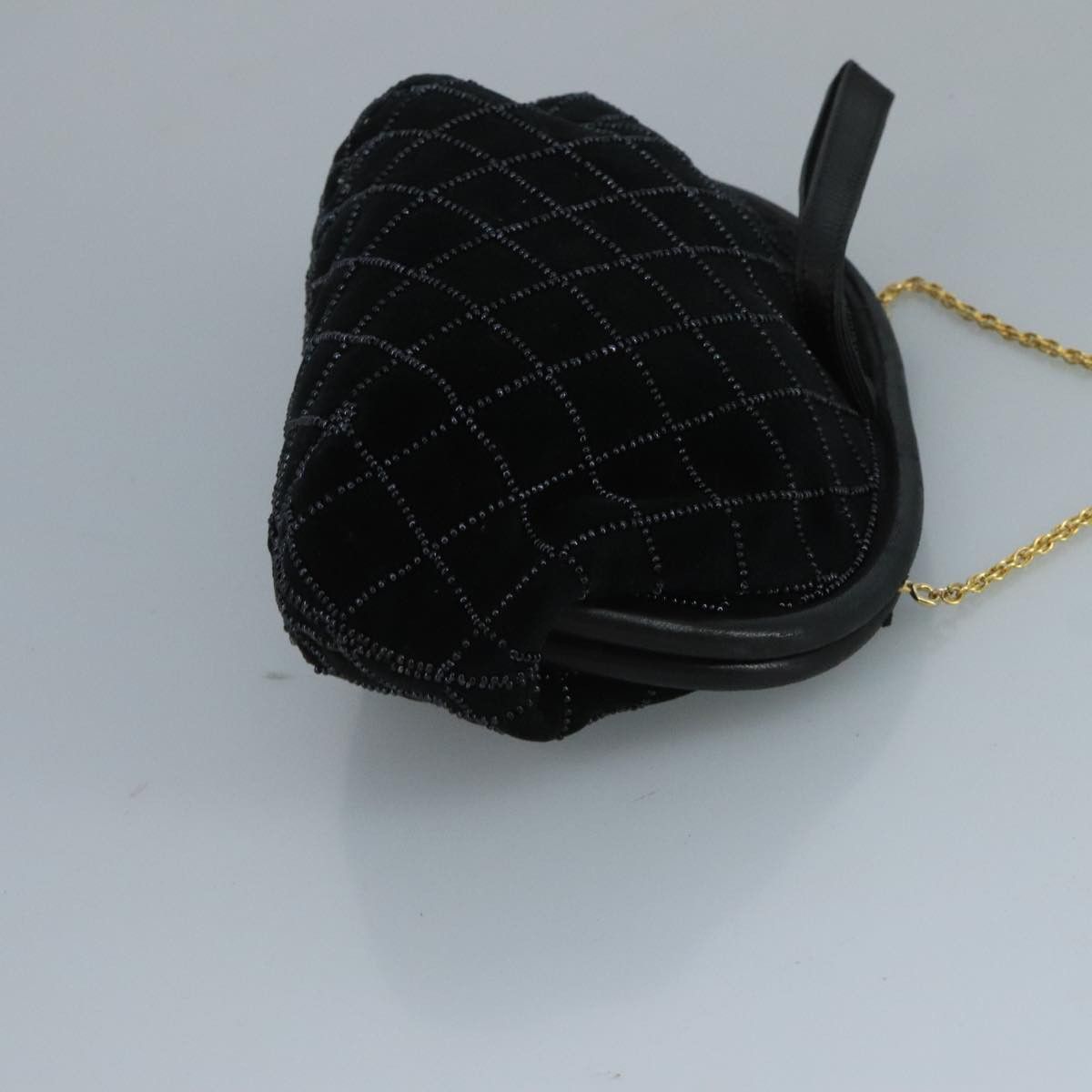 Bally Black Velvet Shoulder Bag (Pre-Owned) Size ONE SIZE - 4 Thumbnail