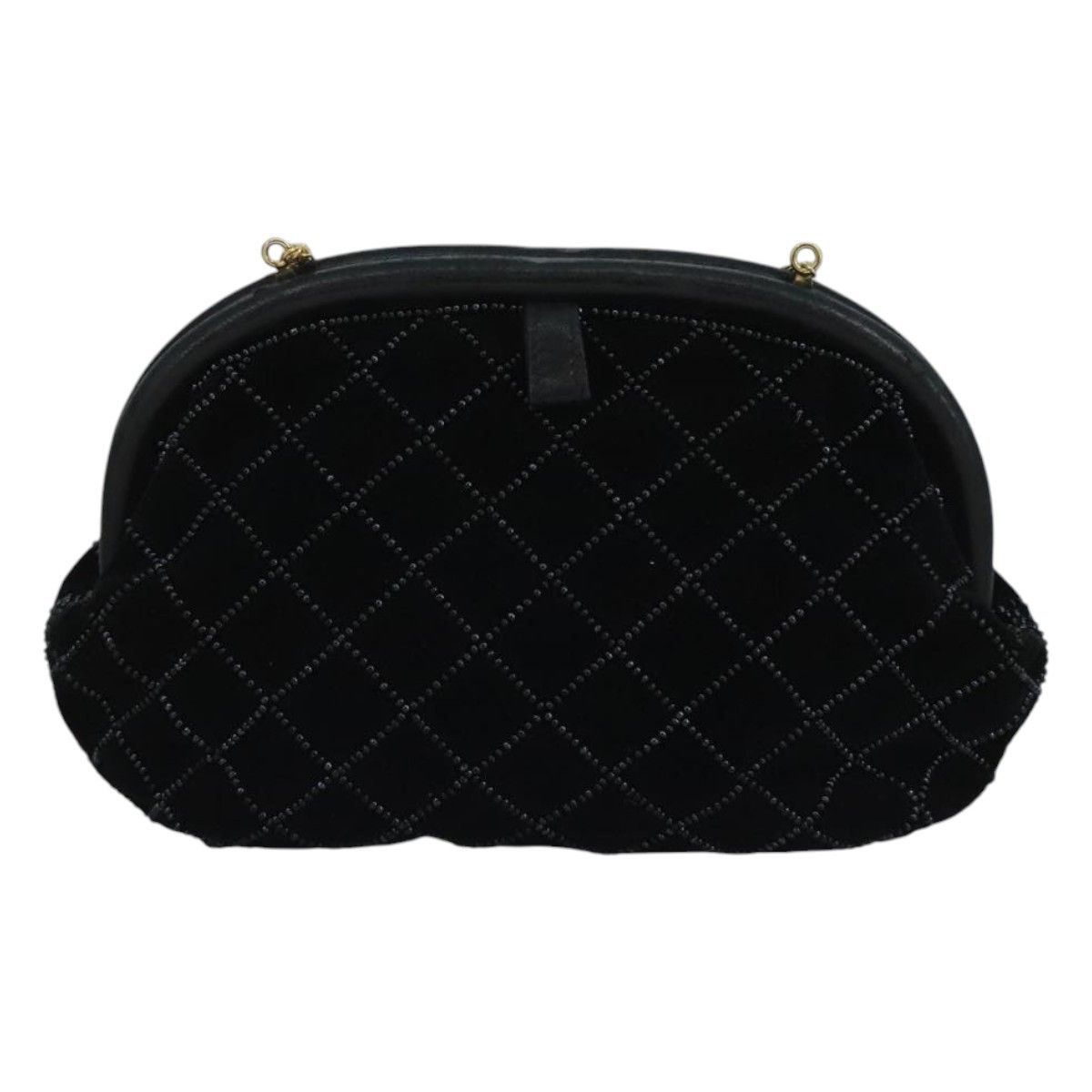 Bally Black Velvet Shoulder Bag (Pre-Owned) Size ONE SIZE - 2 Thumbnail