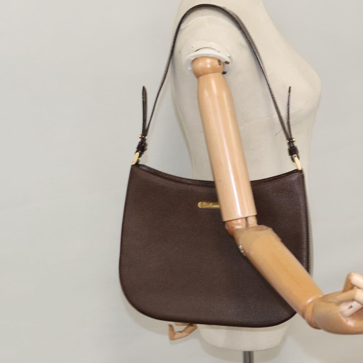 Burberry Brown Leather Shoulder Bag (Pre-Owned) Size ONE SIZE - 15 Thumbnail