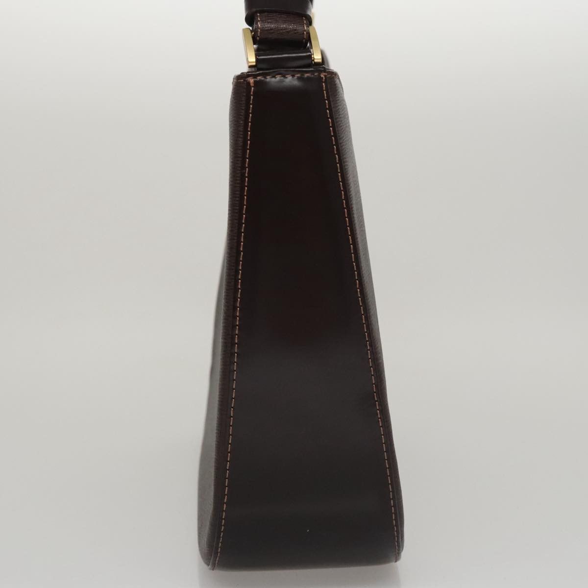 Burberry Brown Leather Shoulder Bag (Pre-Owned) Size ONE SIZE - 4 Thumbnail