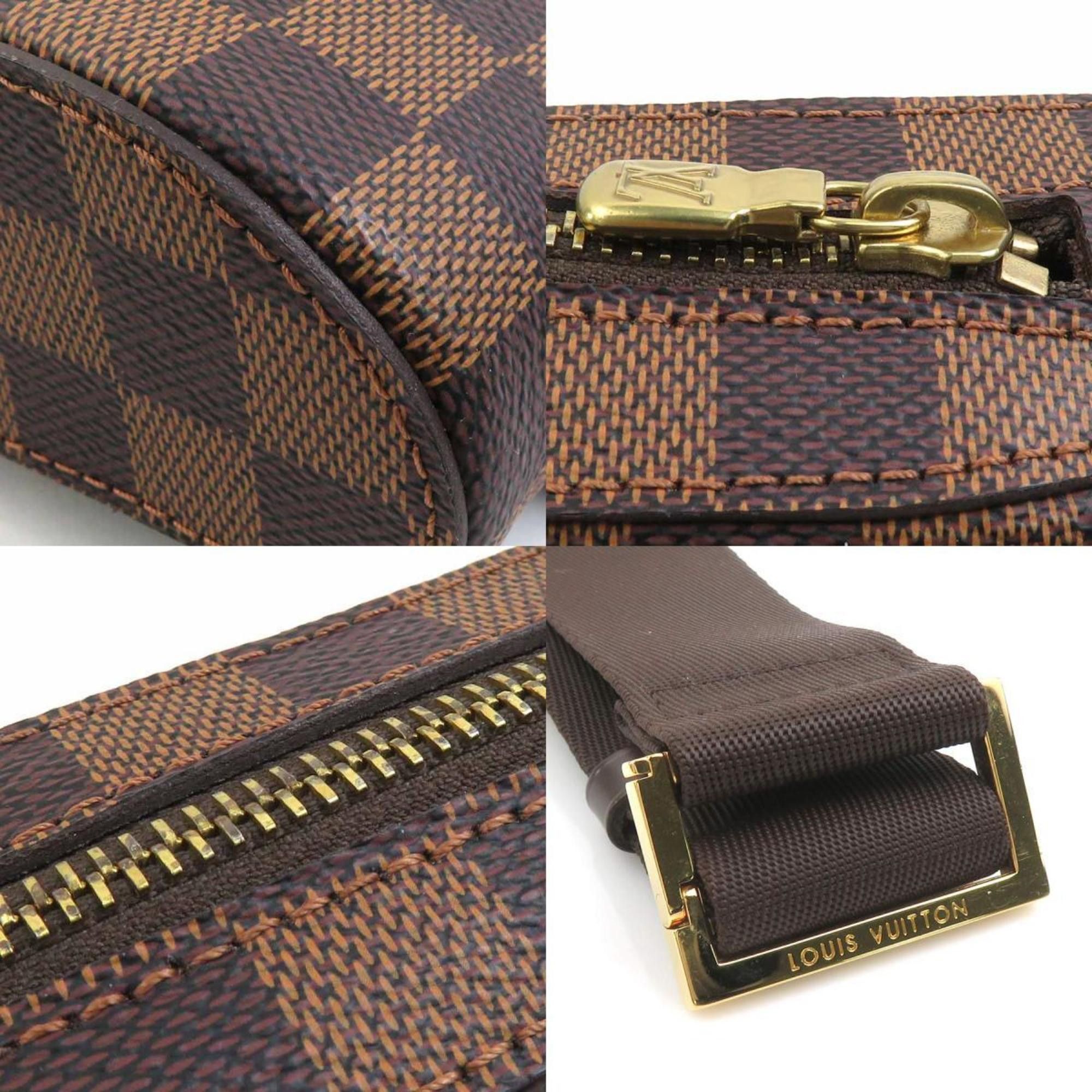 Louis Vuitton Louis Vuitton Body Bag Waist Damier Geronimos Canvas Brown Gold Men's N51994 e59952a Size ONE SIZE - 4 Thumbnail