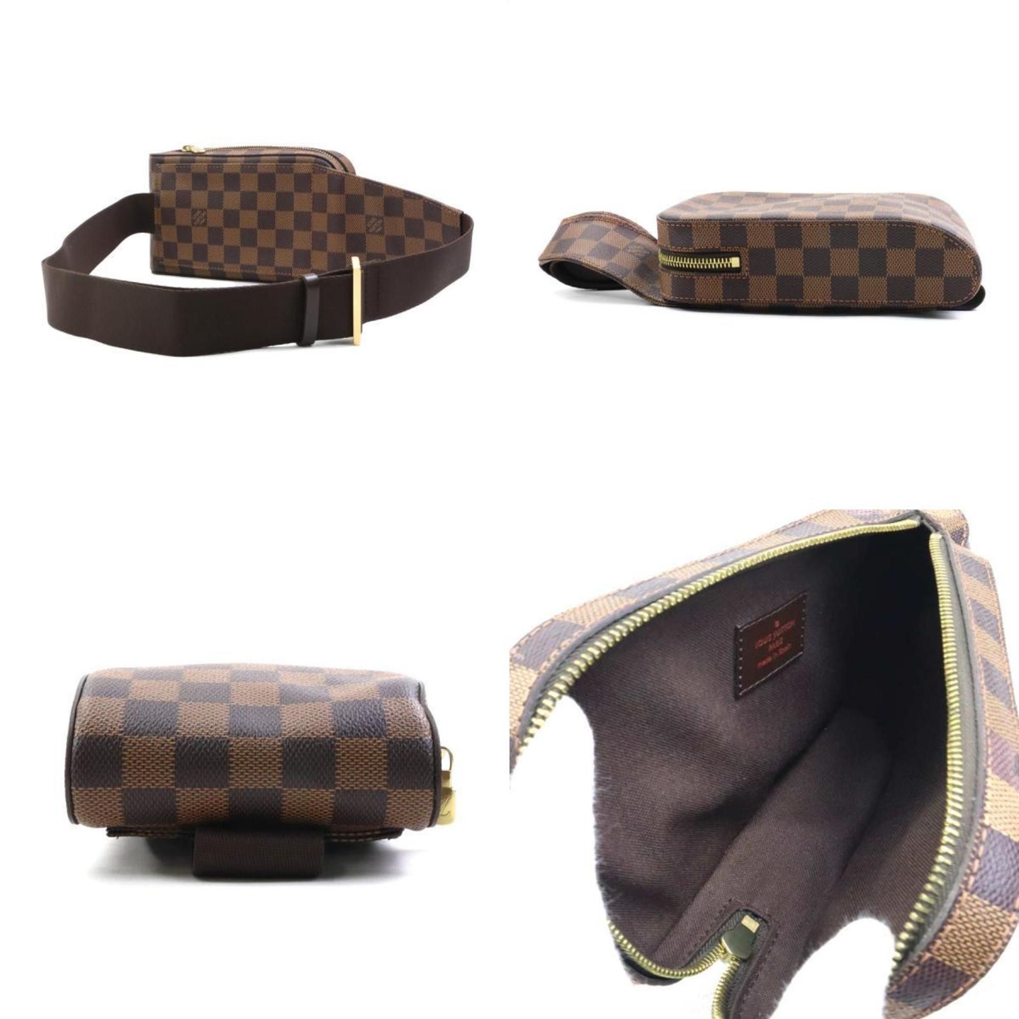 Louis Vuitton Louis Vuitton Body Bag Waist Damier Geronimos Canvas Brown Gold Men's N51994 e59952a Size ONE SIZE - 3 Thumbnail