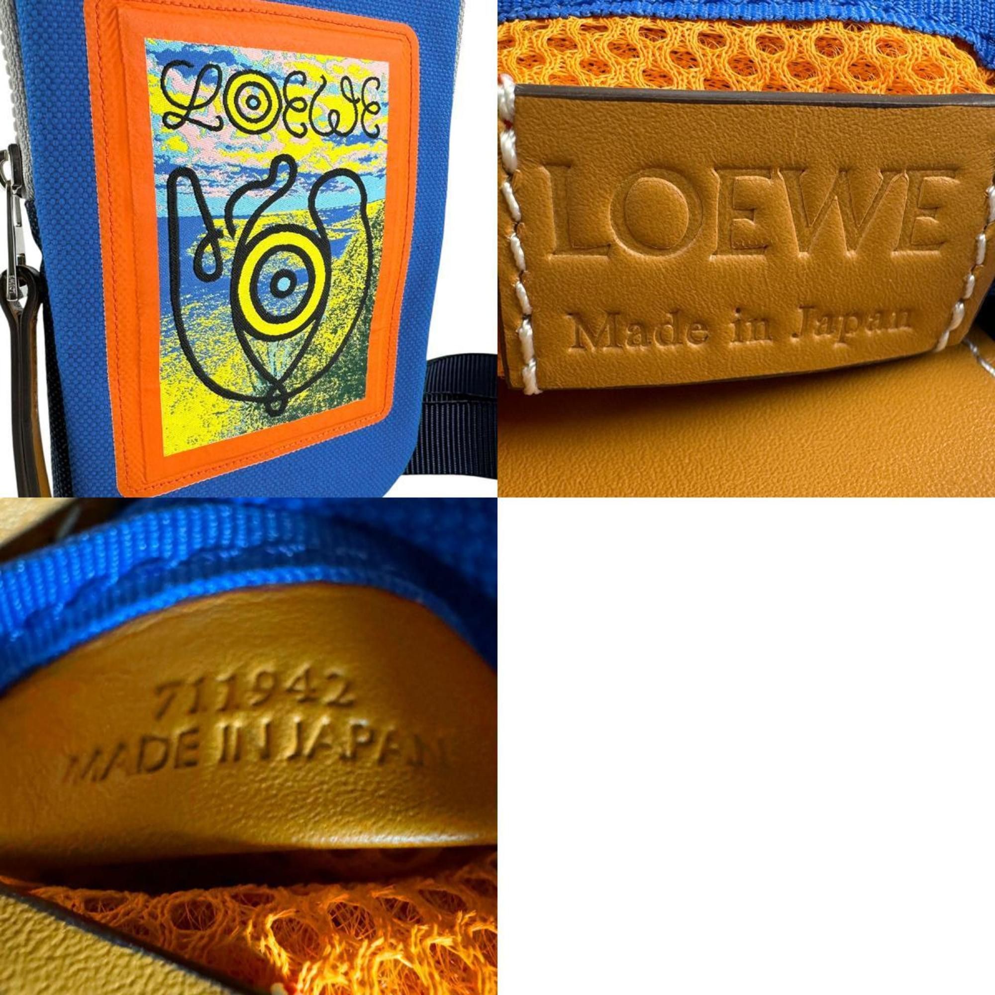 Loewe LOEWE Pouch Neck Airoewe Canvas Blue x Multicolor Men's z3584 Size ONE SIZE - 5 Thumbnail