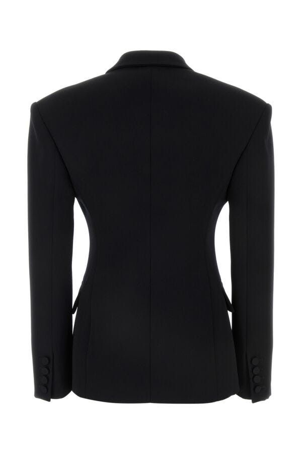 Valentino Black Wool Blazer Size S / US 4 / IT 40 - 4 Thumbnail