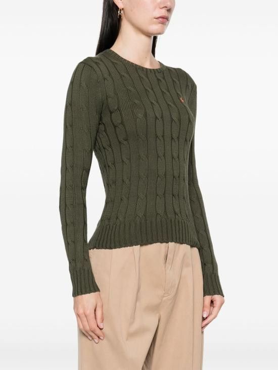 Ralph Lauren RALPH LAUREN Women Sweater 211891640 030 Green Size L / US 10 / IT 46 - 4 Thumbnail