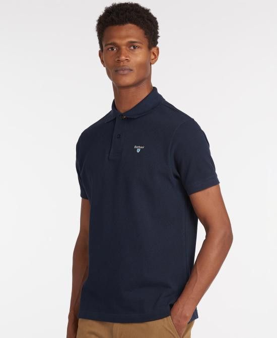 Barbour BARBOUR Men Polo Shirts MML0012 MMLNY31 Blue Size US L / EU 52-54 / 3 - 2 Thumbnail