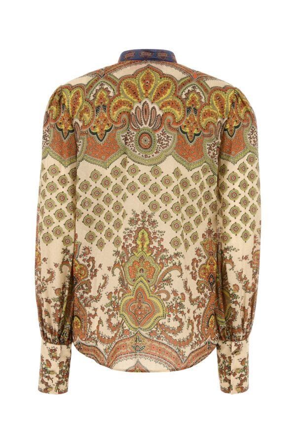 Valentino Printed Muslin Shirt Size M / US 6-8 / IT 42-44 - 4 Thumbnail