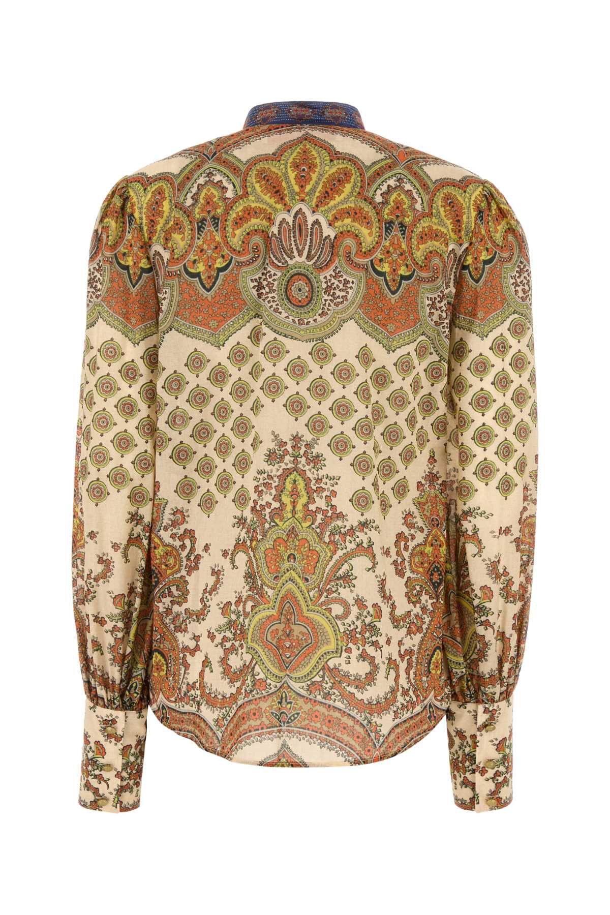 Valentino Printed Muslin Shirt Size M / US 6-8 / IT 42-44 - 2 Thumbnail