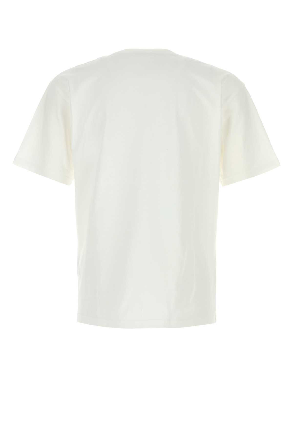 Valentino White Cotton T-Shirt Size US S / EU 44-46 / 1 - 2 Thumbnail