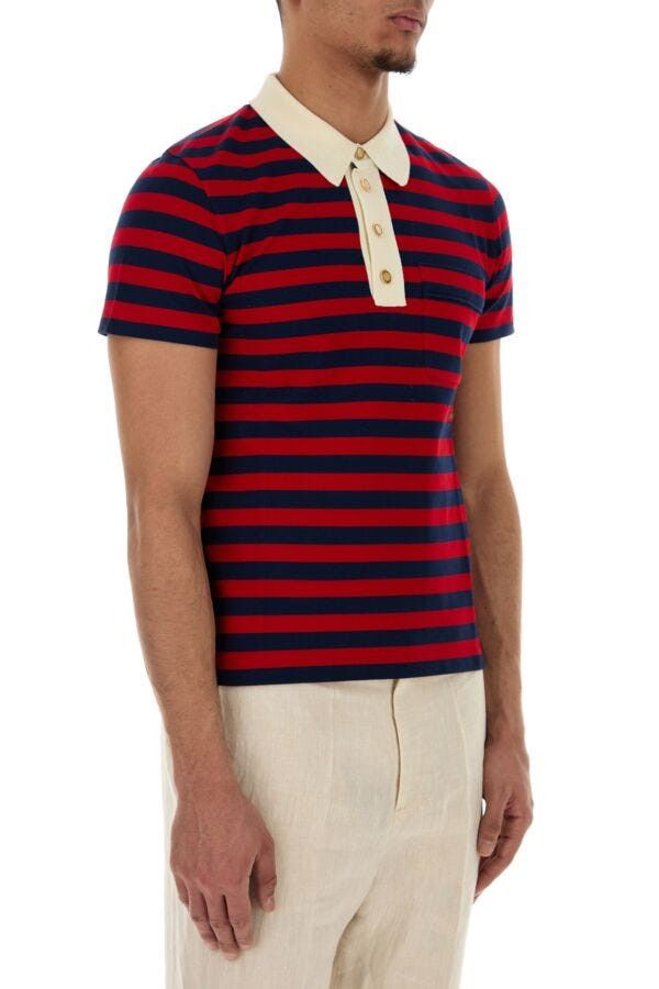 Valentino Embroidered Piquet Polo Shirt Size US XL / EU 56 / 4 - 5 Thumbnail