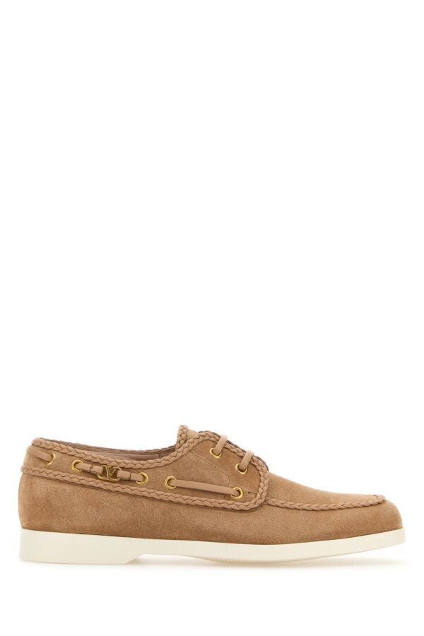 Valentino Skin Pink Suede Loafers Size US 7 / IT 37 - 3 Thumbnail