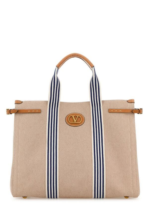 Valentino Two-Tone Canvas Antibes Shopping Bag Size ONE SIZE - 3 Thumbnail