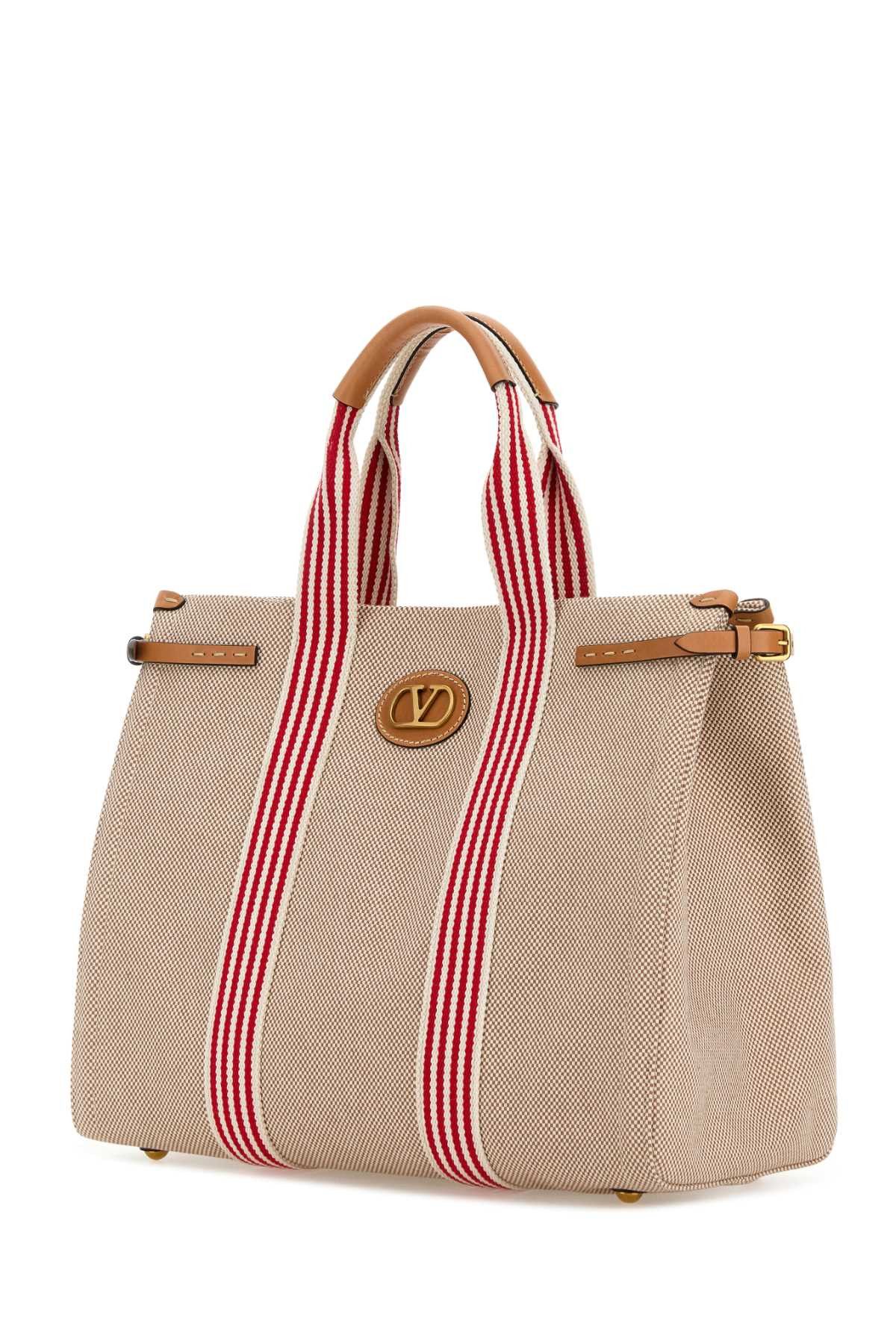 Valentino Two-Tone Canvas Antibes Shopping Bag Size ONE SIZE - 2 Thumbnail