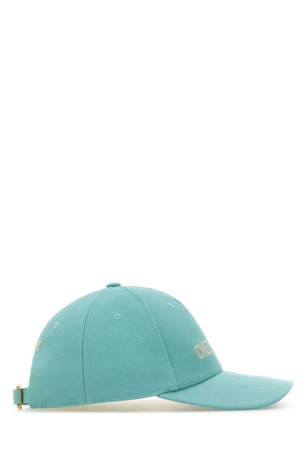 Valentino Light Blue Cotton Baseball Cap Size ONE SIZE - 2 Thumbnail