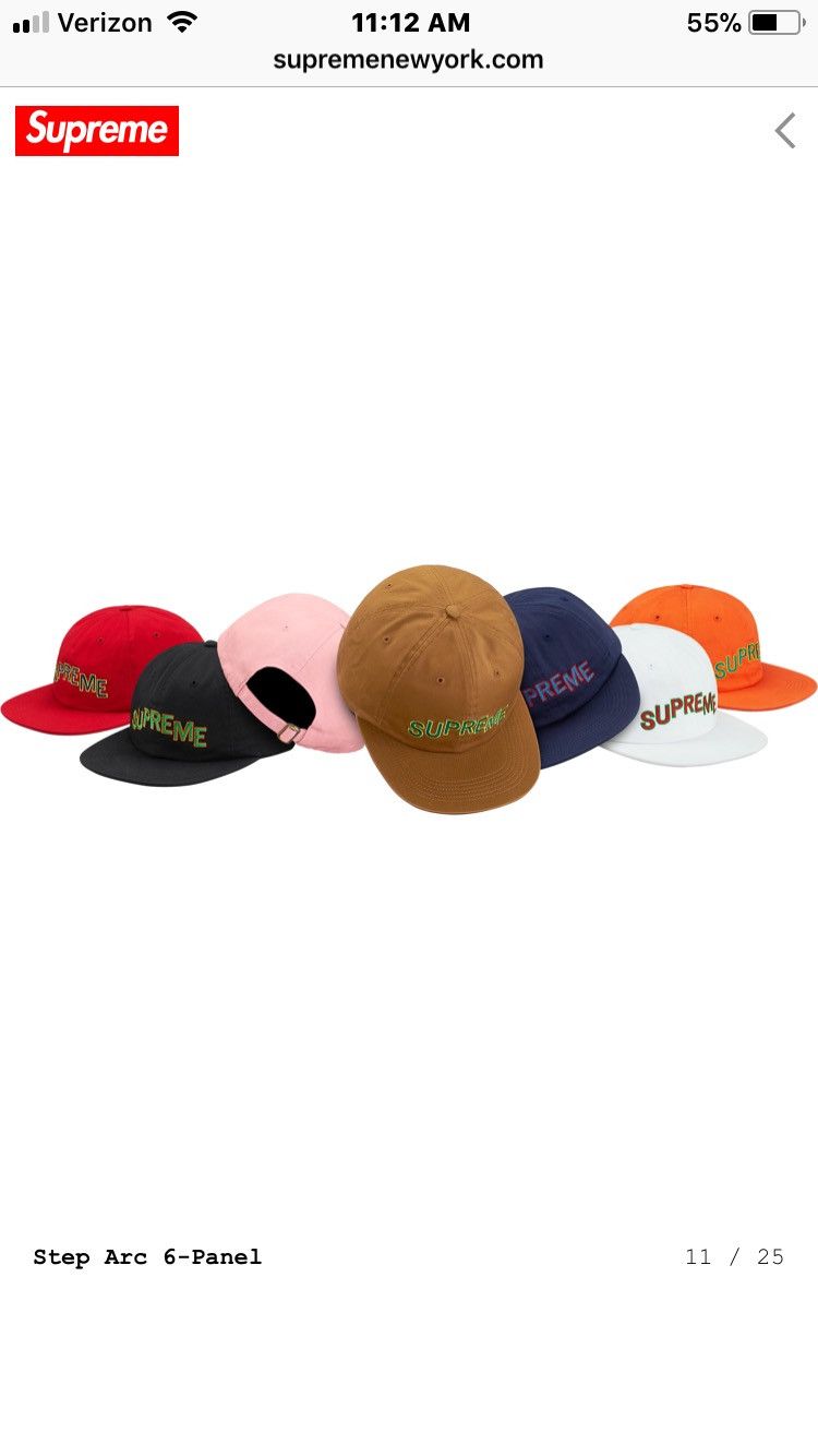 Supreme Step Arc 6-Panel | Grailed