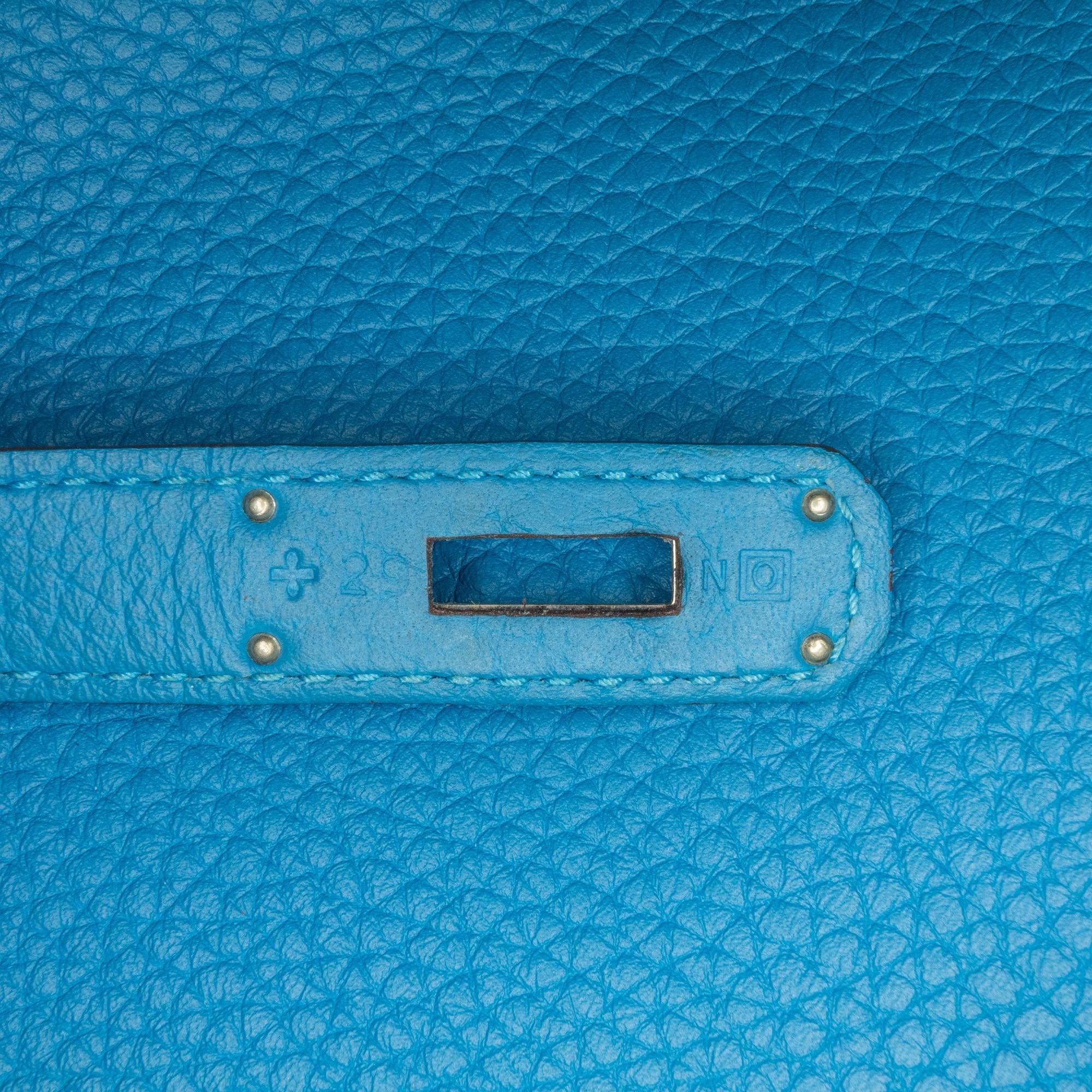 Hermes Hermès Clemence Kelly II Retourne 32 Blue Size ONE SIZE - 5 Thumbnail