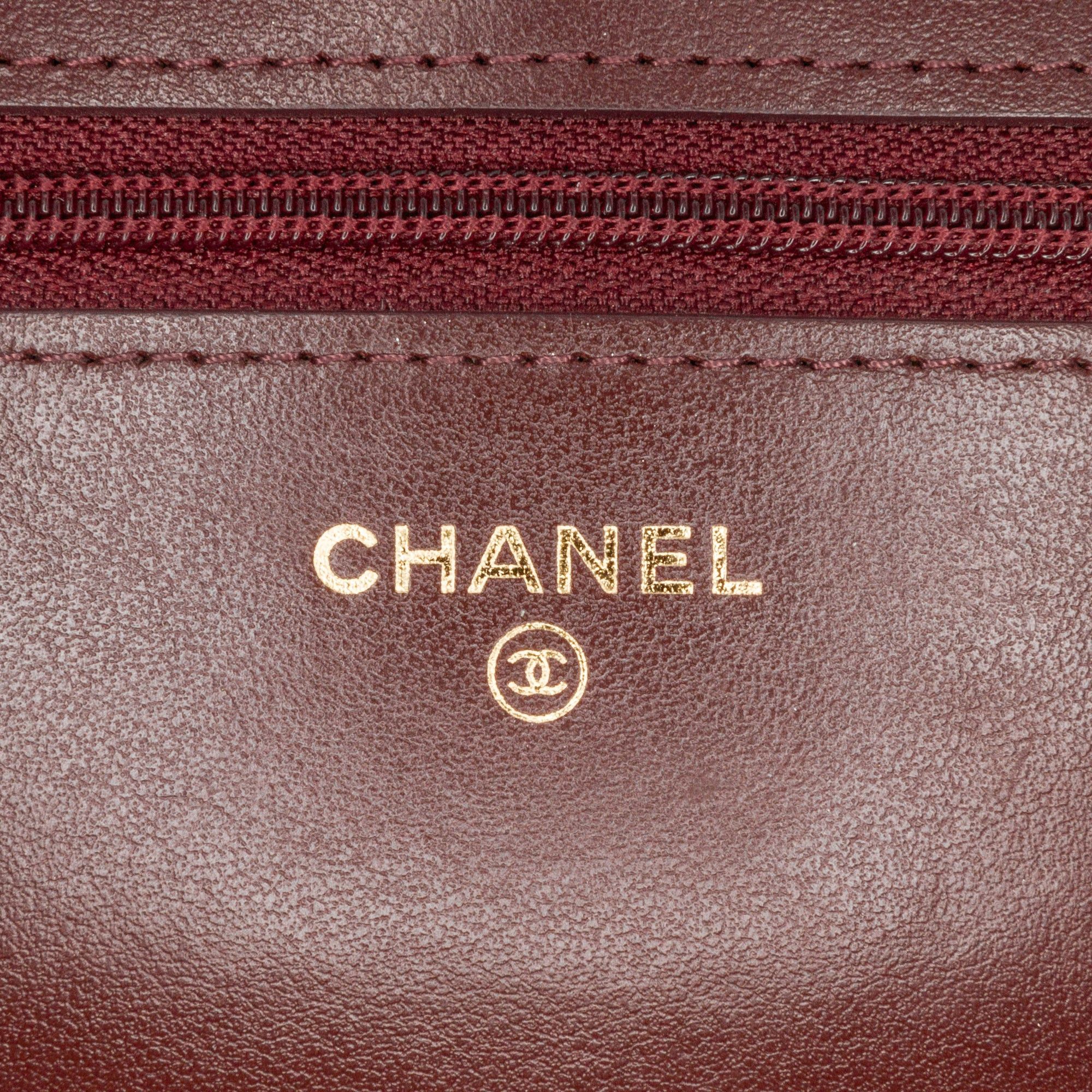 Chanel Chanel Paris Hamburg Quilted Wool Charms Wallet On Chain Black Size ONE SIZE - 5 Thumbnail
