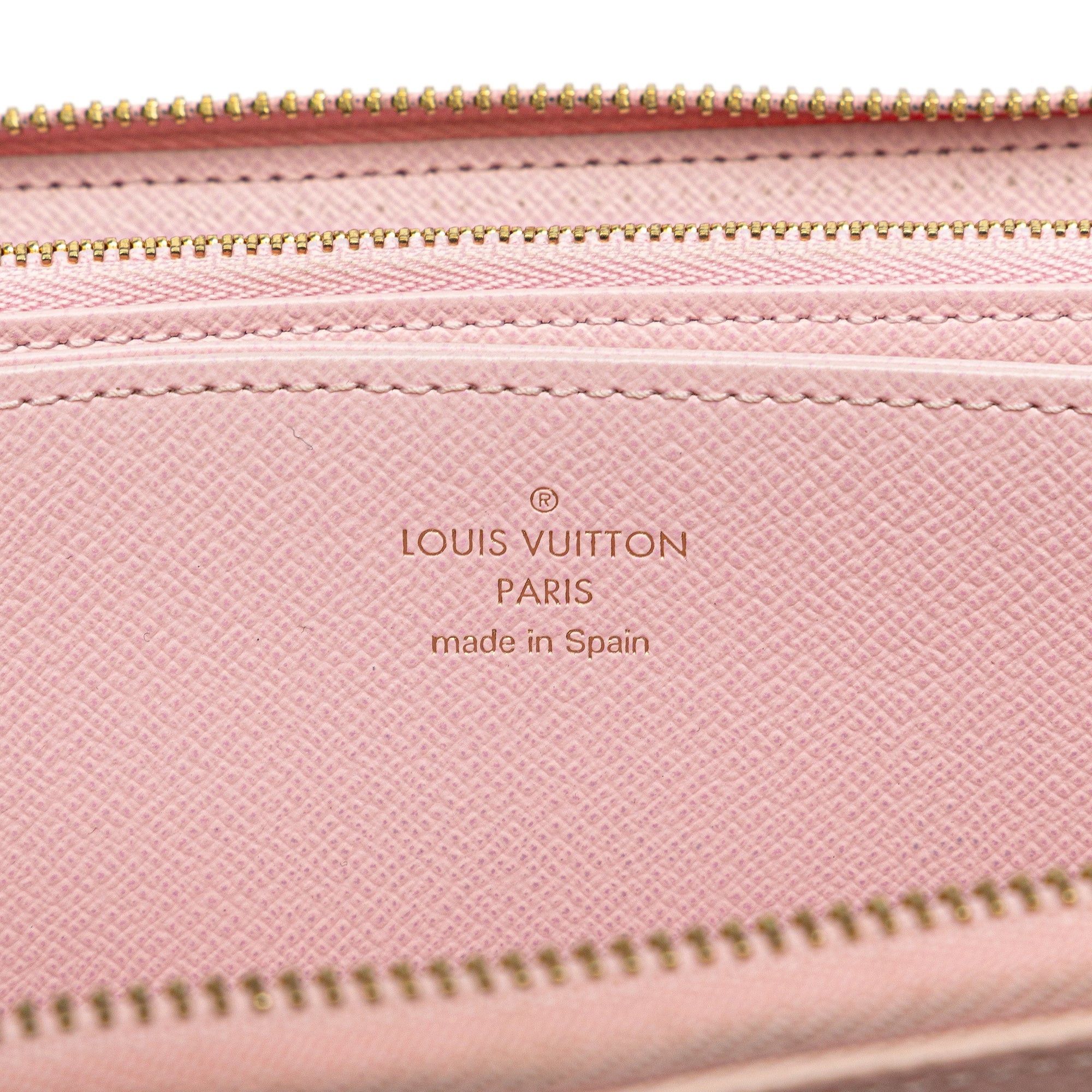 Louis Vuitton Louis Vuitton Monogram Giant By The Pool Zippy Wallet Pink Size ONE SIZE - 7 Thumbnail
