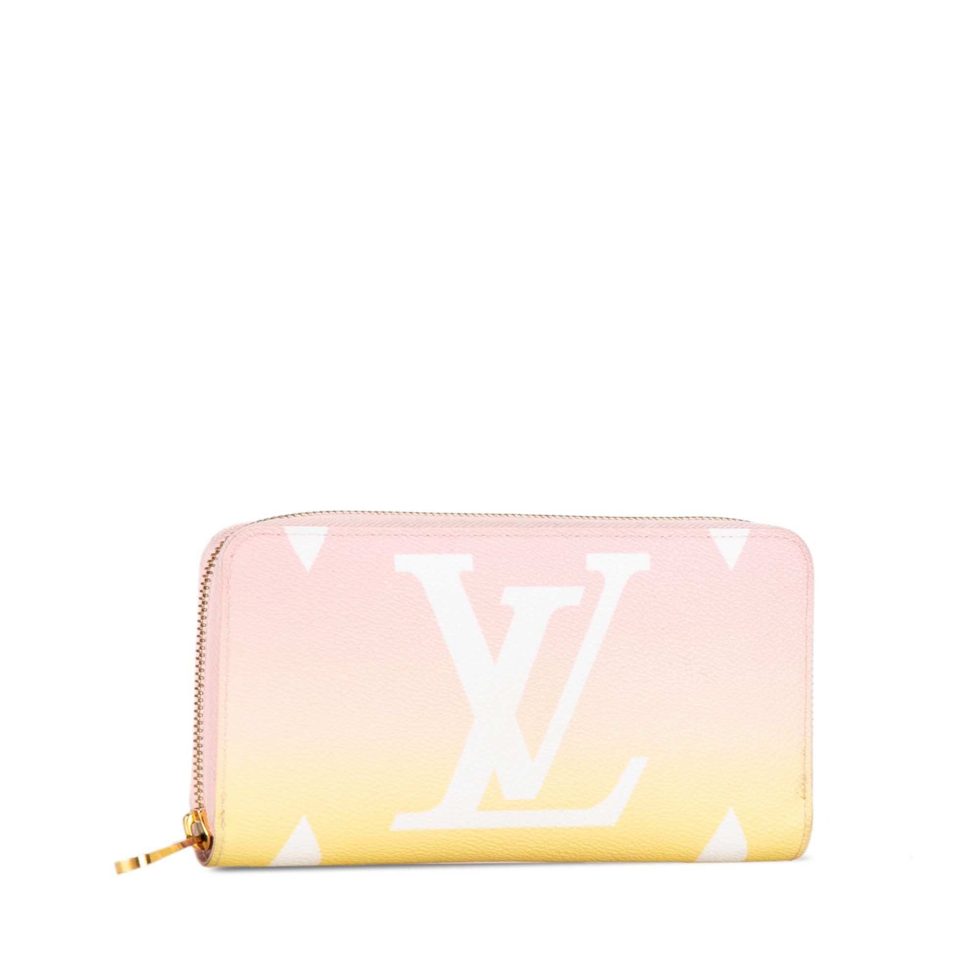 Louis Vuitton Louis Vuitton Monogram Giant By The Pool Zippy Wallet Pink Size ONE SIZE - 2 Thumbnail