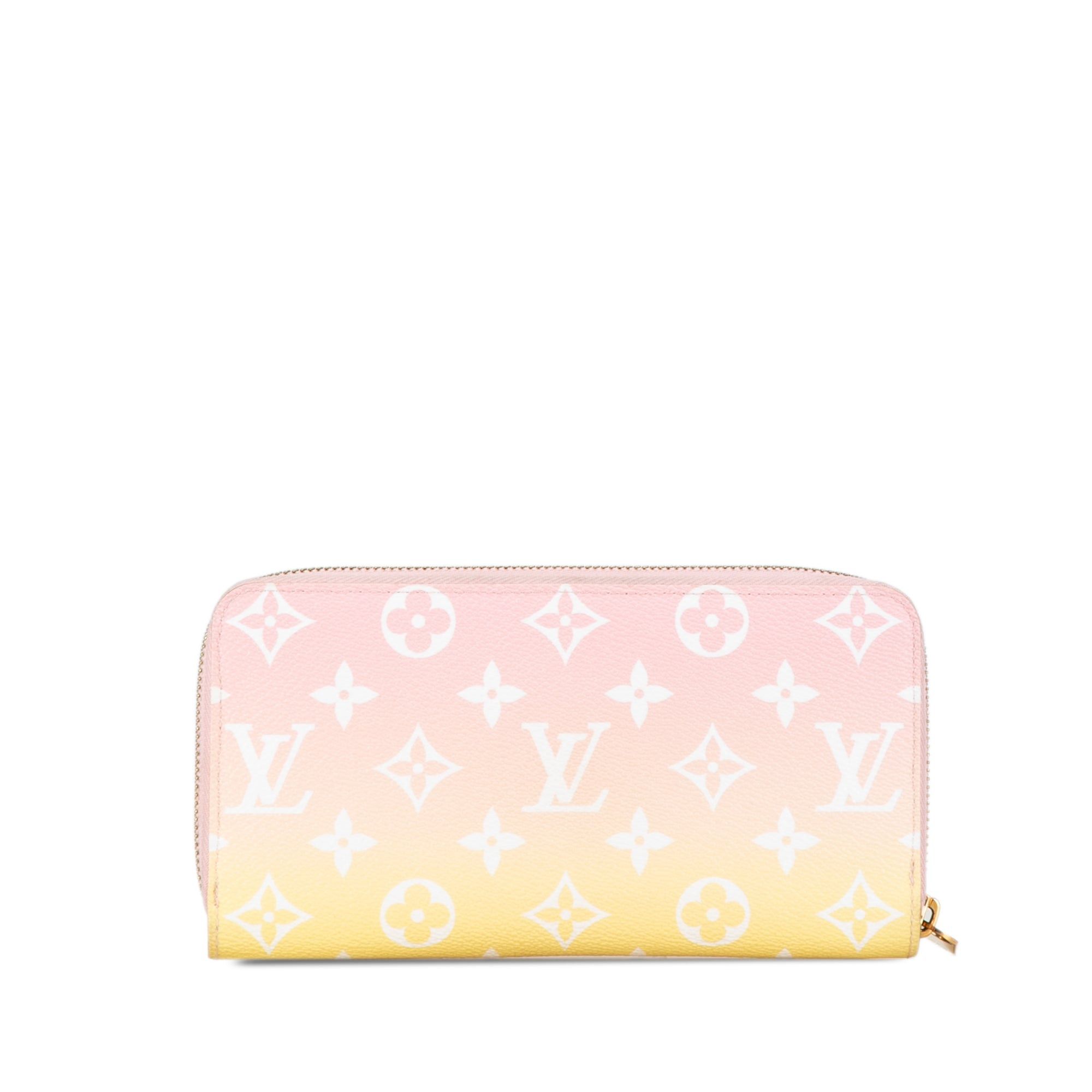 Louis Vuitton Louis Vuitton Monogram Giant By The Pool Zippy Wallet Pink Size ONE SIZE - 3 Thumbnail