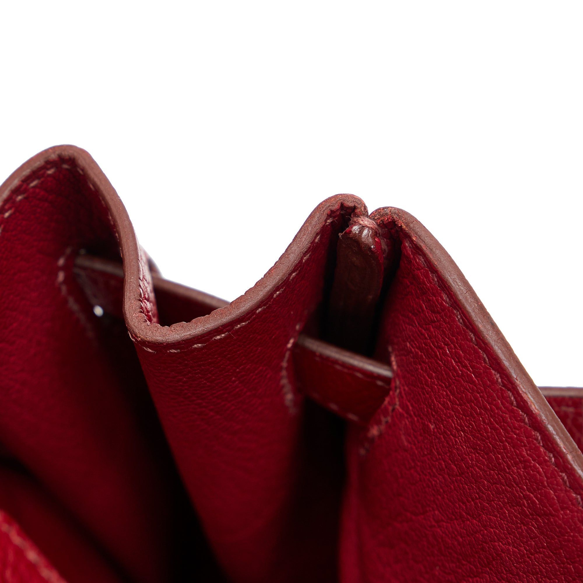Hermes Hermès Clemence Birkin Retourne 30 Red Size ONE SIZE - 12 Thumbnail