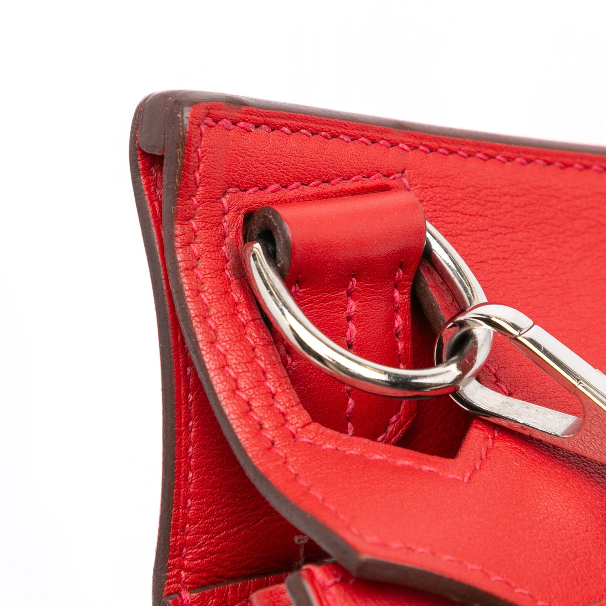 Hermes Hermès Swift Jypsiere 28 Red Size ONE SIZE - 12 Thumbnail