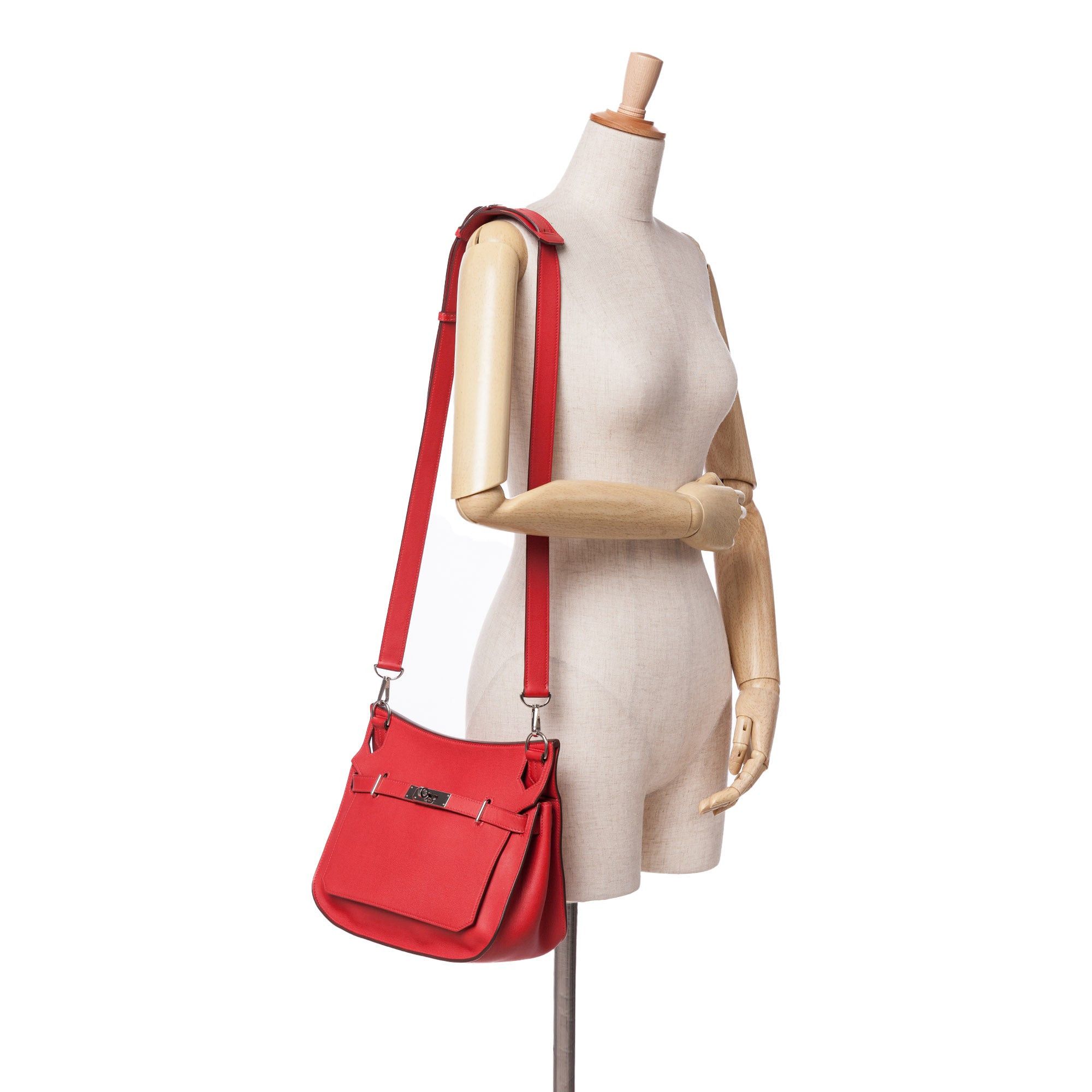 Hermes Hermès Swift Jypsiere 28 Red Size ONE SIZE - 13 Thumbnail