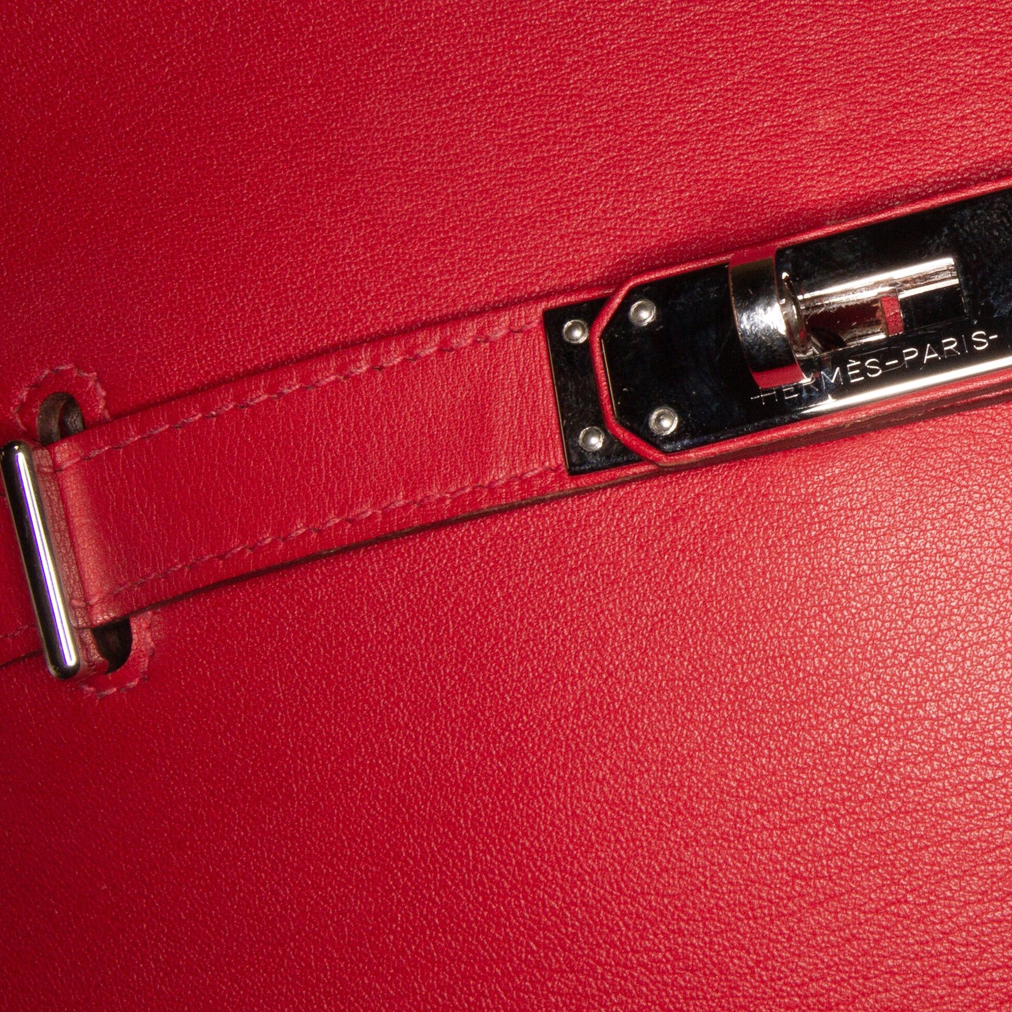 Hermes Hermès Swift Jypsiere 28 Red Size ONE SIZE - 7 Thumbnail