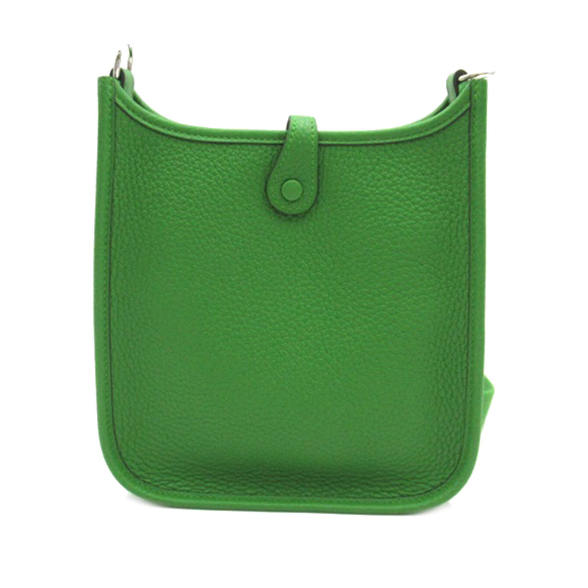 Hermes Hermès Clemence Evelyne TPM Green Size ONE SIZE - 3 Thumbnail