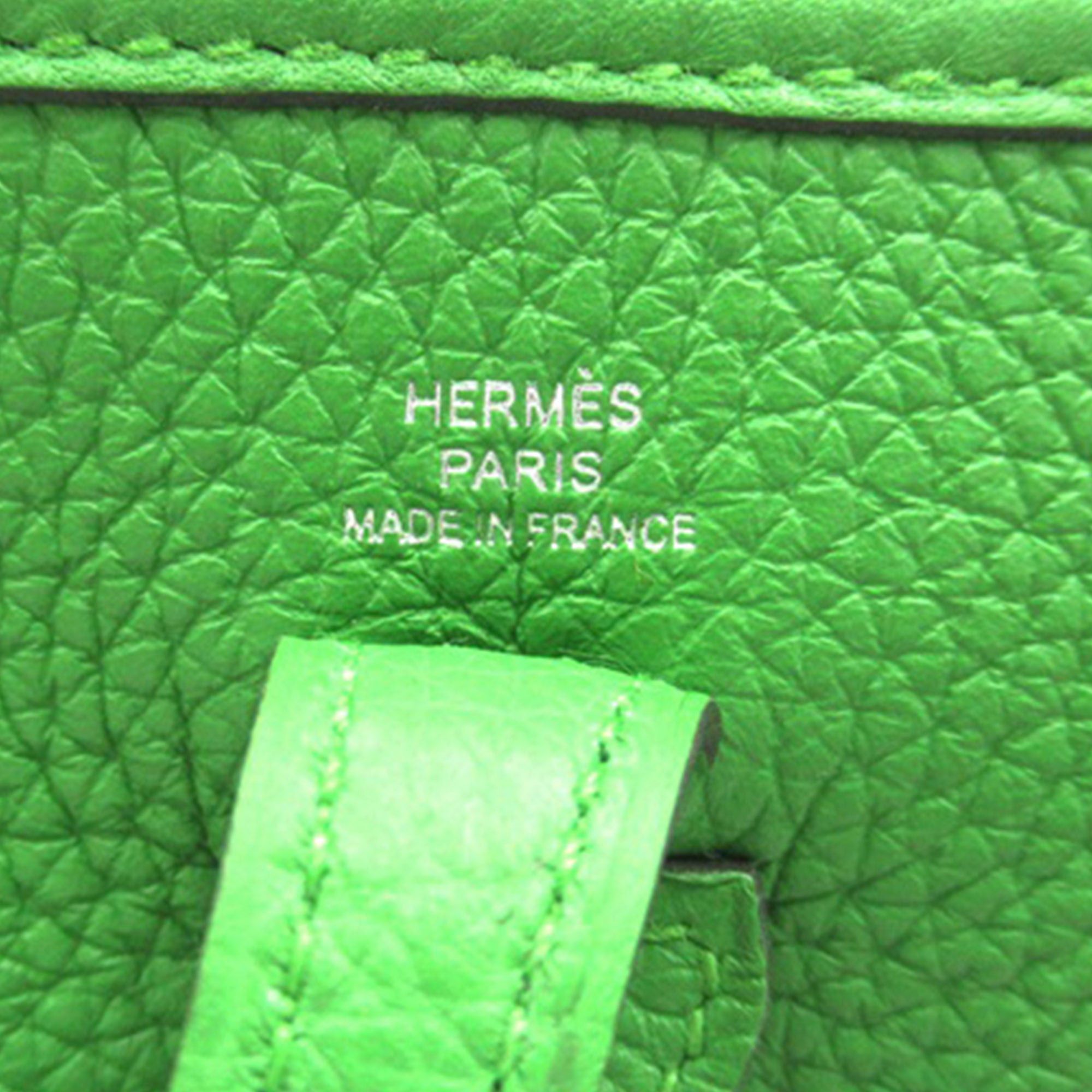 Hermes Hermès Clemence Evelyne TPM Green Size ONE SIZE - 6 Thumbnail