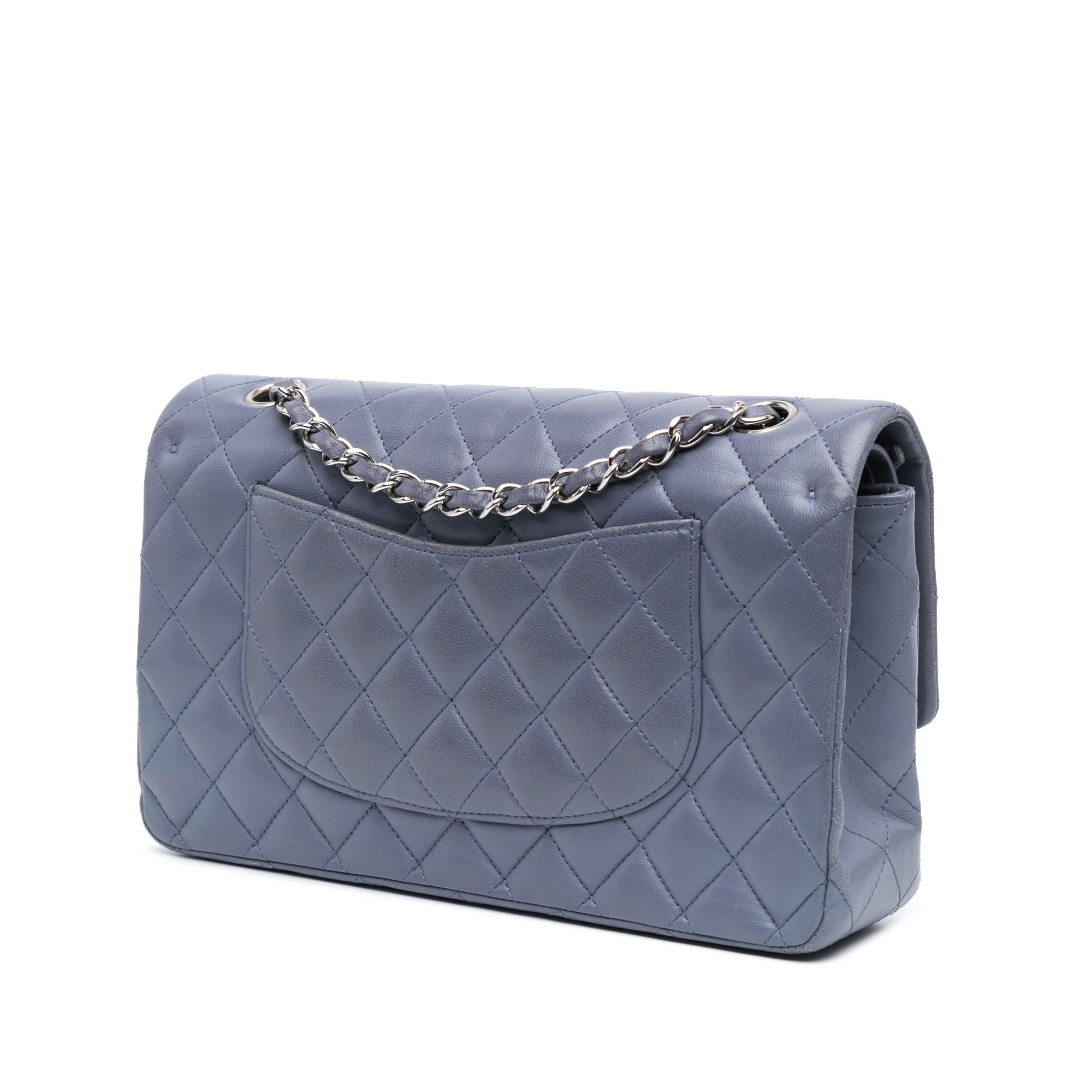 Chanel Chanel Medium Classic Lambskin Double Flap Purple Size ONE SIZE - 2 Thumbnail