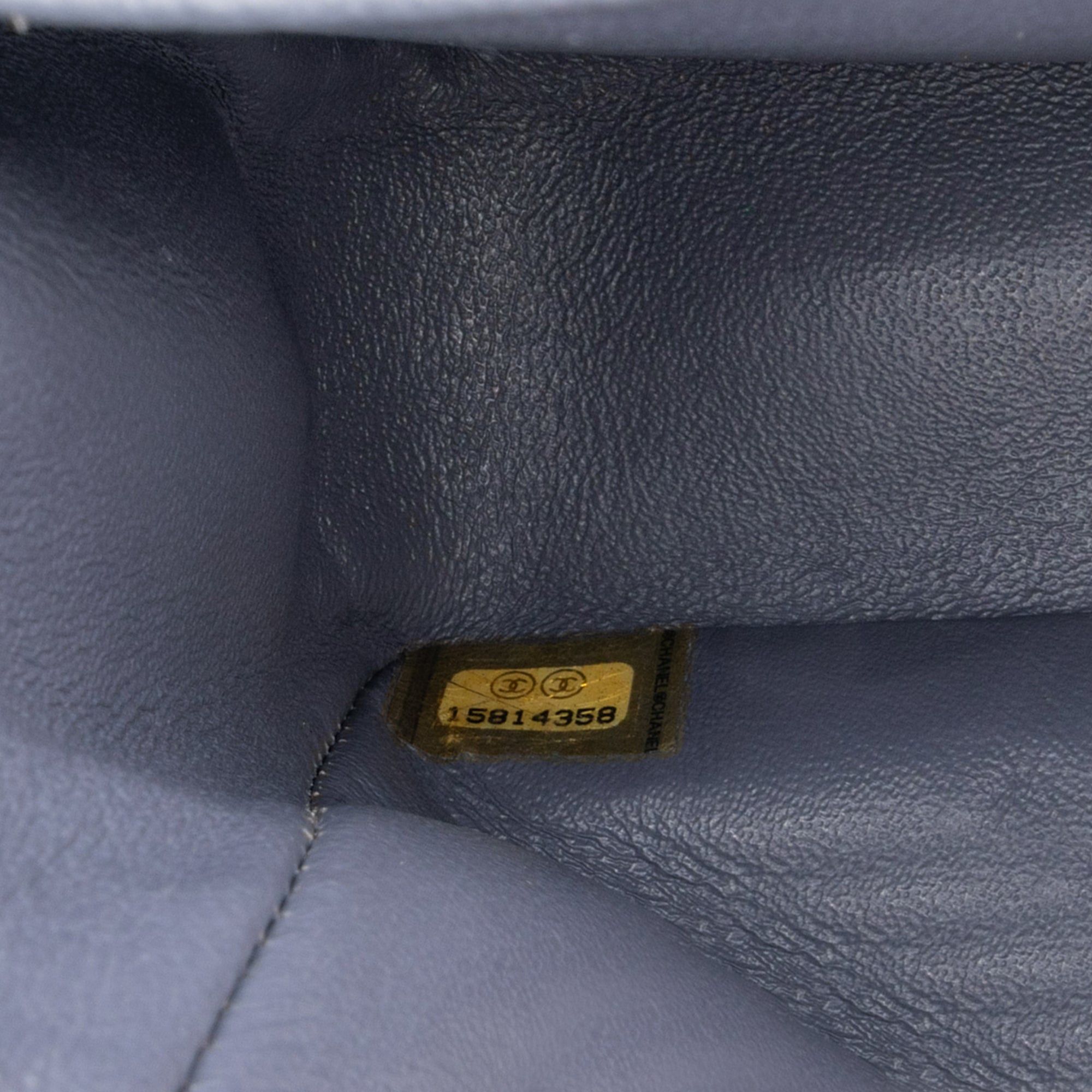 Chanel Chanel Medium Classic Lambskin Double Flap Purple Size ONE SIZE - 6 Thumbnail