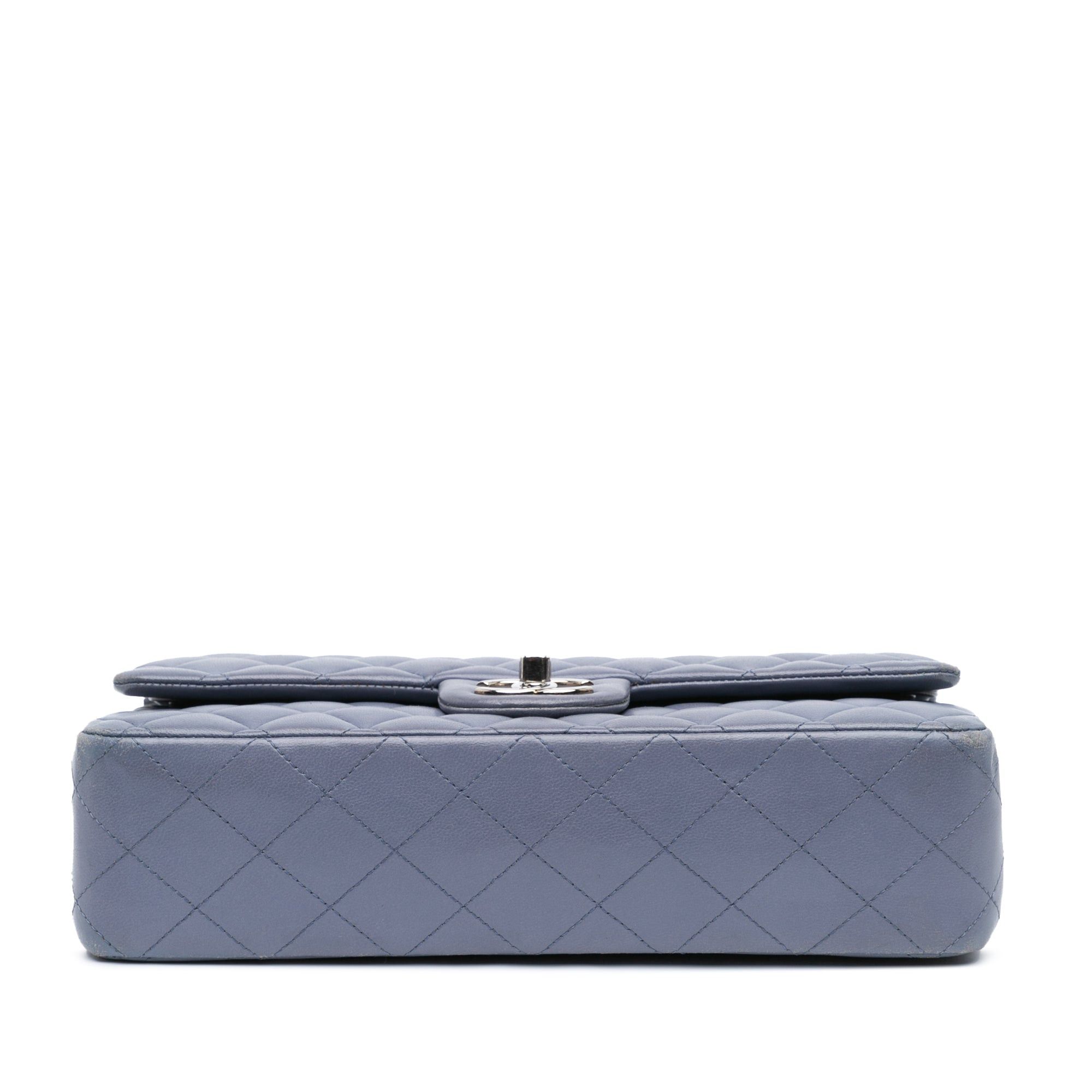 Chanel Chanel Medium Classic Lambskin Double Flap Purple Size ONE SIZE - 3 Thumbnail